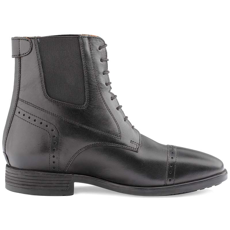 Daslo gold riding ankle boots in real leather - 2277