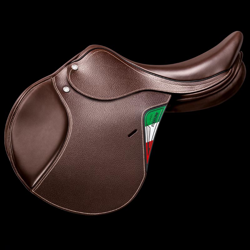 Jumping saddle equiline saddle division talent model with flag - 2712