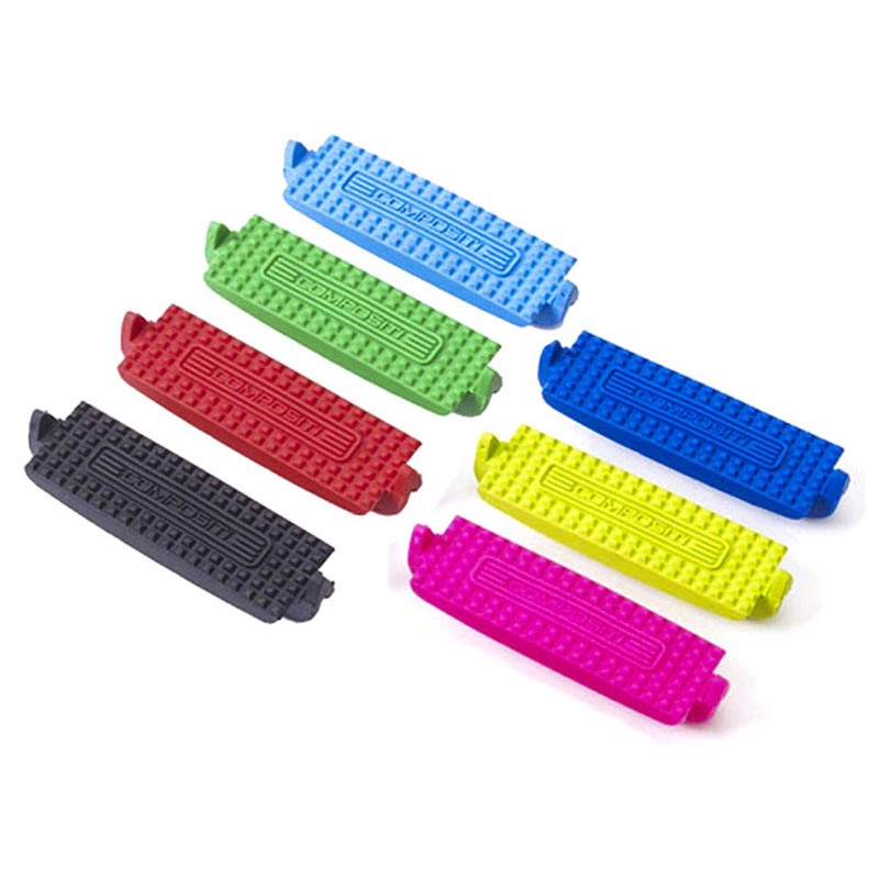 Coloured rubber footrests for polymer stirrups - 3104