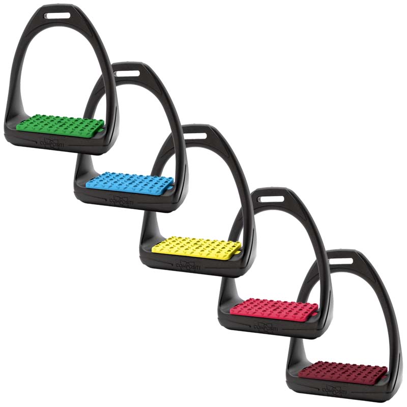 Compositi polymer wide stirrups with shock absorber - 3131