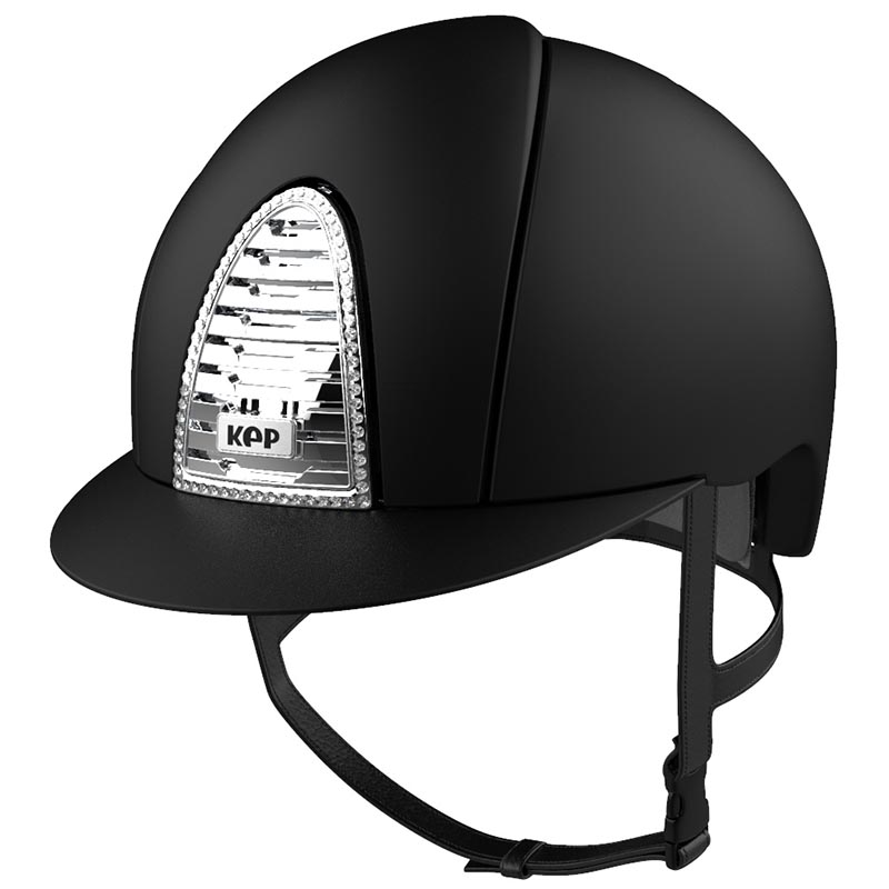Kep italia helmet model cromo 2.0 textile with swarovski - 3205