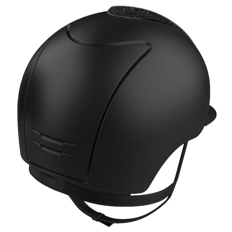 Kep italia helmet model cromo 2.0 textile insert front black glitter - 3227