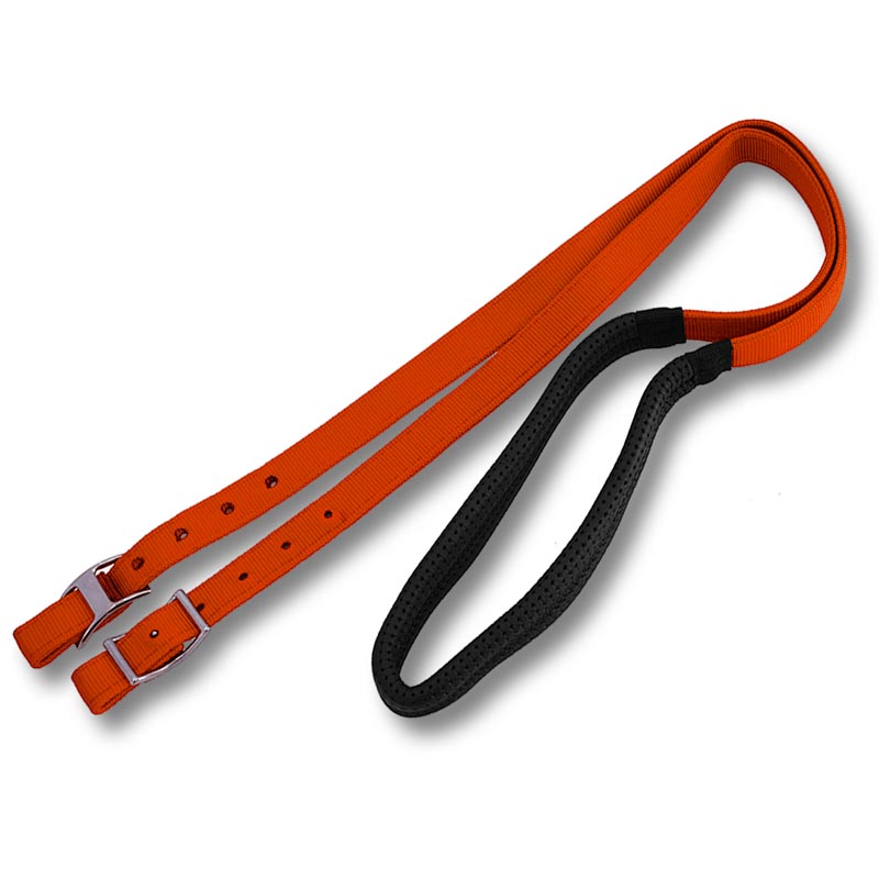 Barrel reins in nylon and rubber mm 25 - 4390