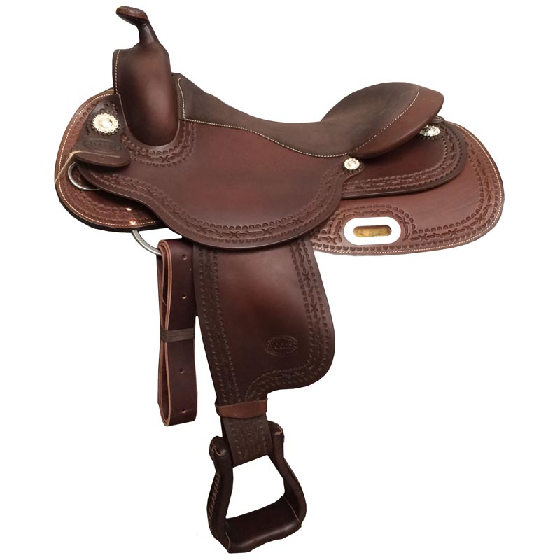 Western pool's reining full contact saddle - 4911