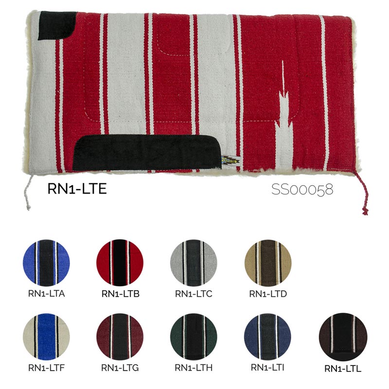 Western saddle pad synthetic fleece - 5062