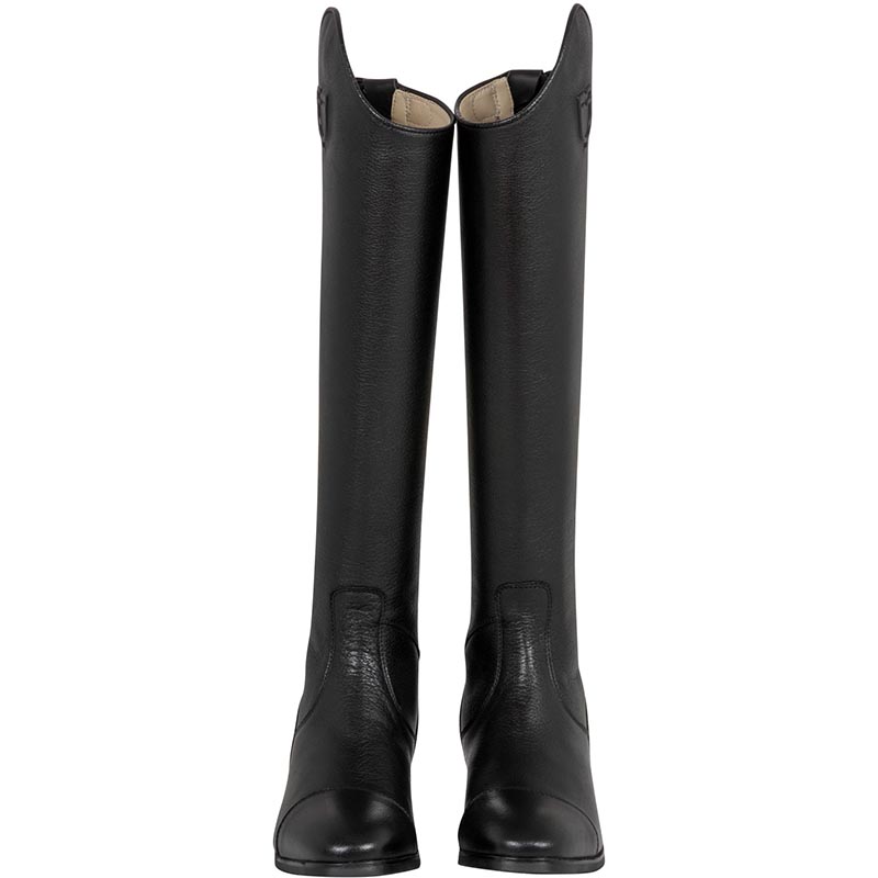 Equestro jupiter riding boots in leather with back zip - 3594