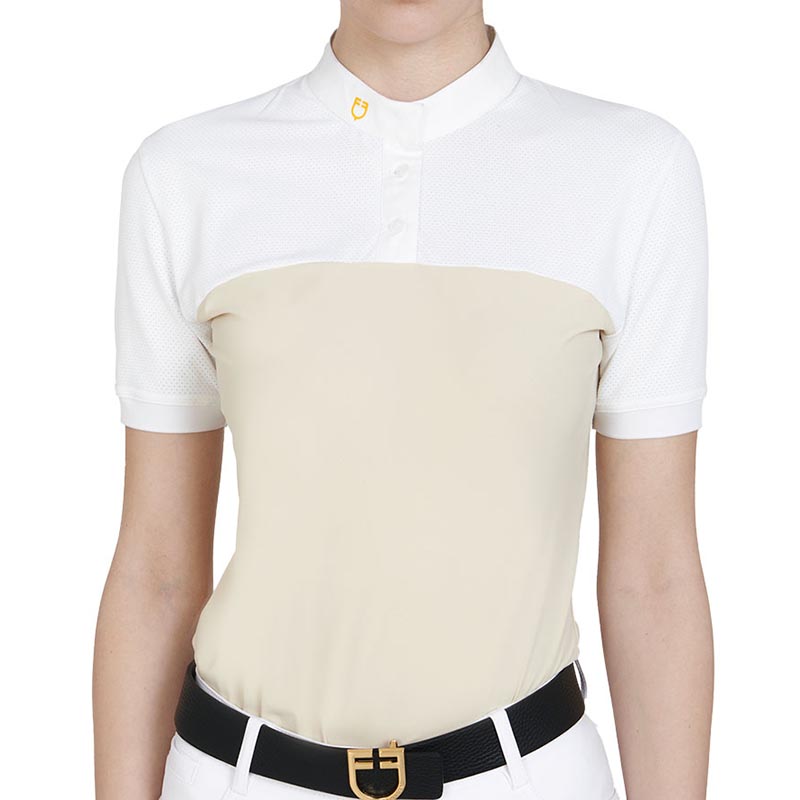 Ladies Equestro mesh competition polo shirt - 3512