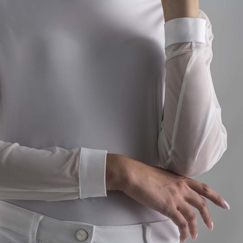 Competition polo ego7 long sleeve for woman model rita - 3525