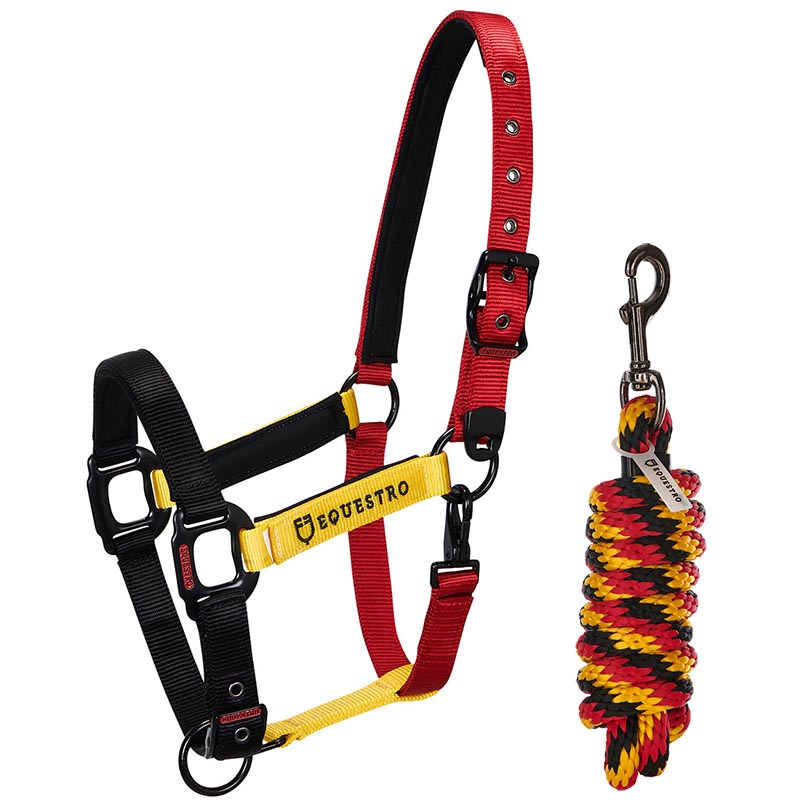 Nylon halter equestro complete with longe - 0353