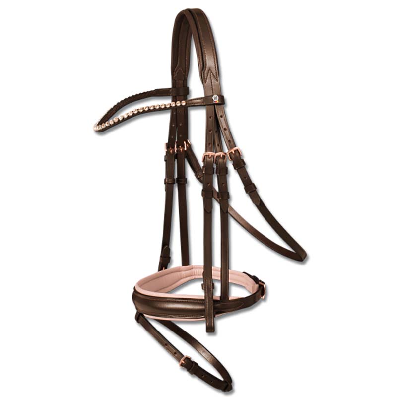 Waldhausen english bridle rose x-line - 2365