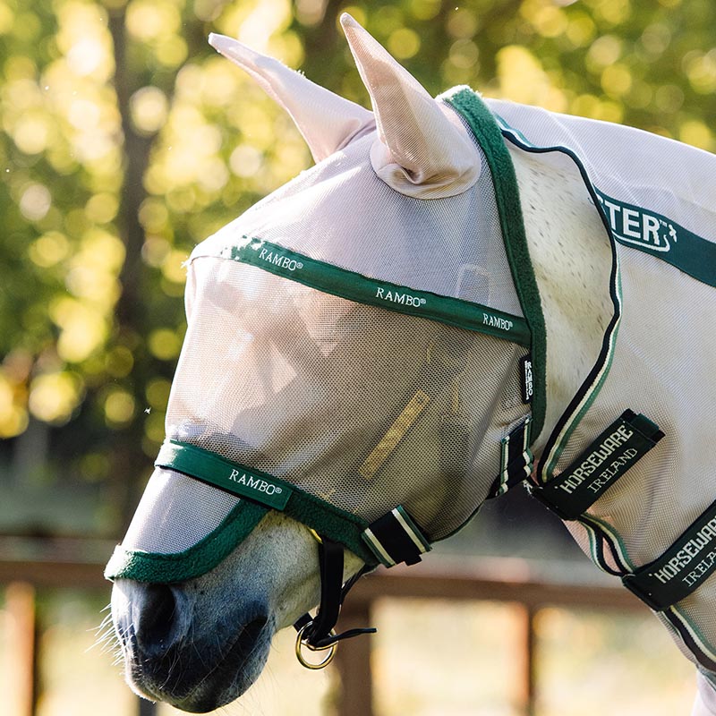 Flymask horseware rambo plus - 9515