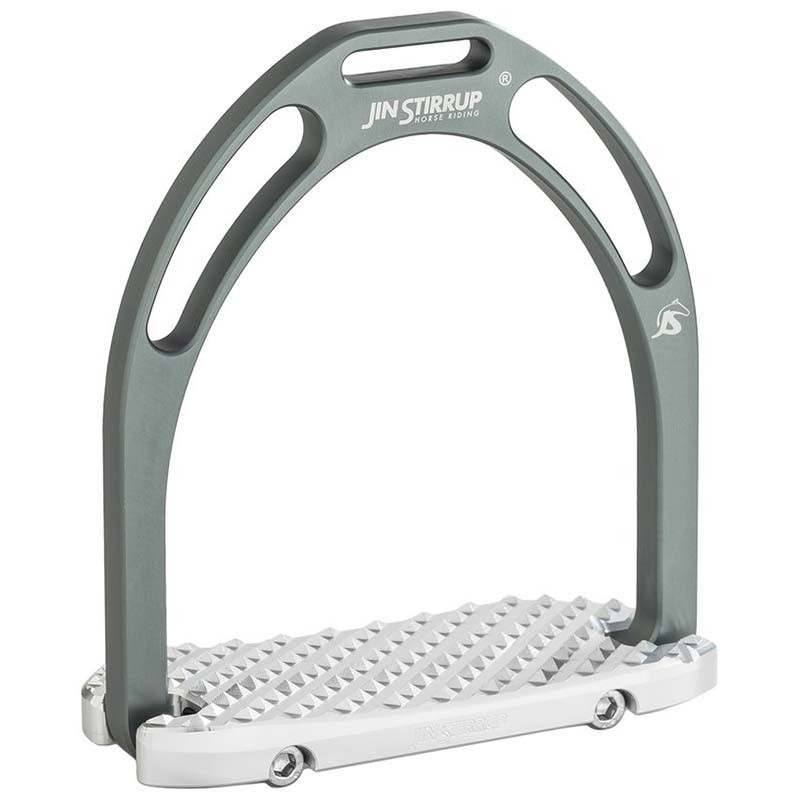 Aluminium jin stirrup anatomic matt stirrups - 3121