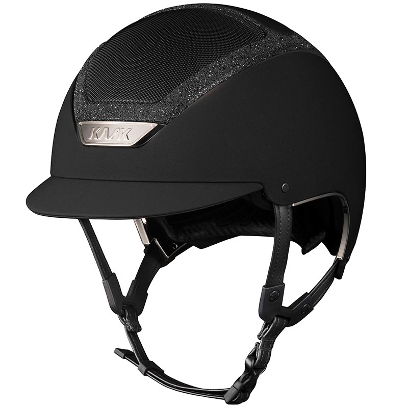 Riding helmet kask swarovski frame on dogma chrome - 3363