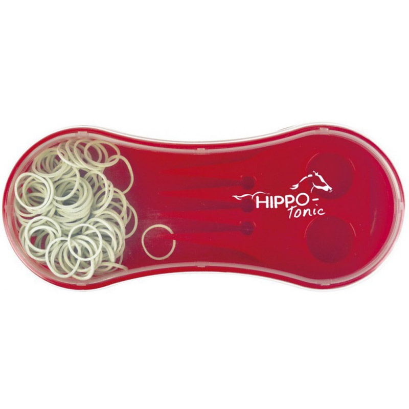 Horse brush complete with elastics and comb - 0611