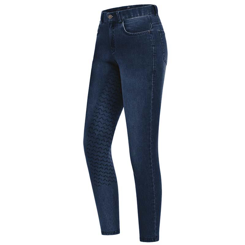 Denim riding breeches mod. luna 5 pockets for woman - 3967
