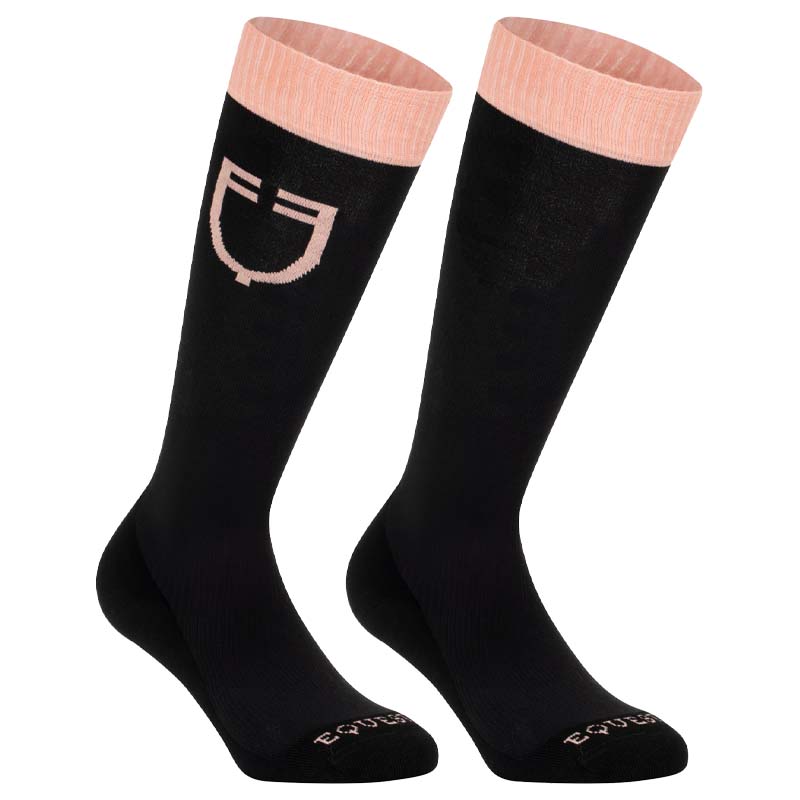Equestro riding socks unisex with logo - 3909