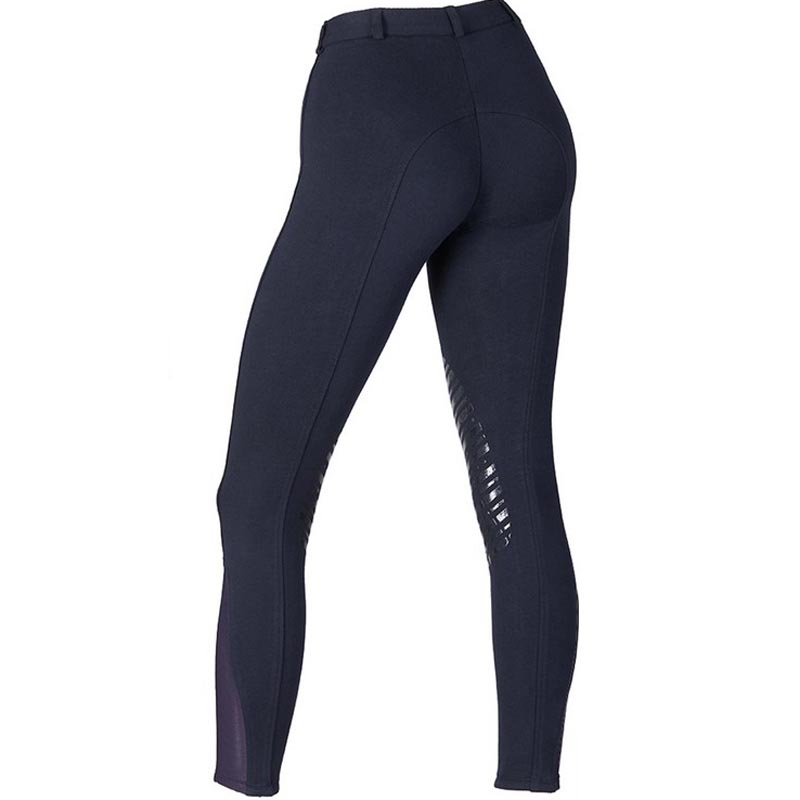 Cotton riding breeches with grip knee woman - 3845