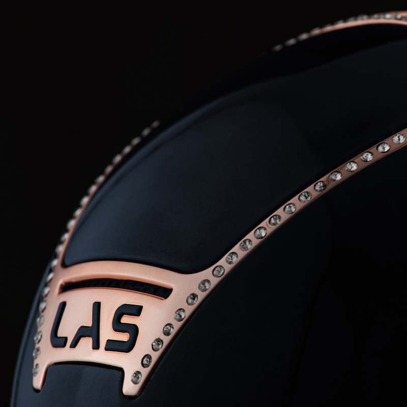 Las riding helmet model opera with crystal frame - 3372