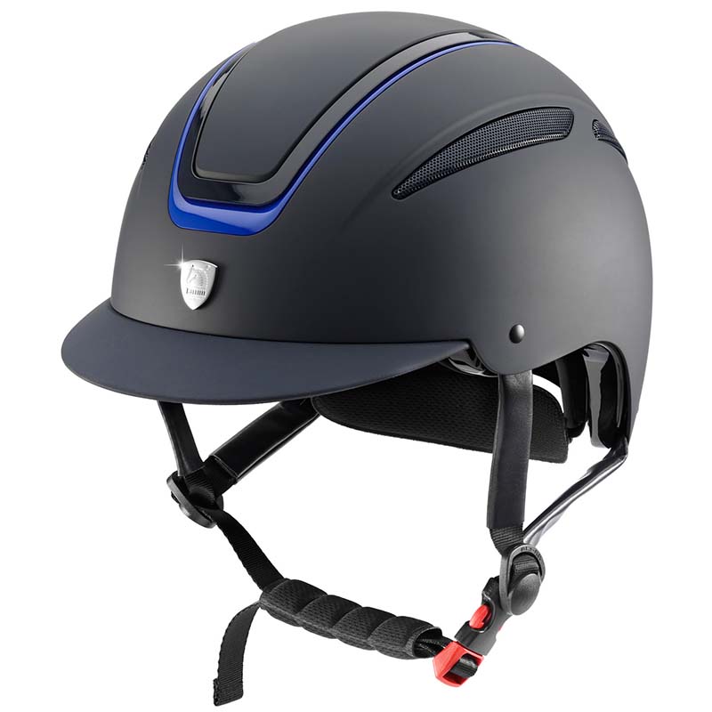 Tattini riding helmet giove with matt plate - 3220