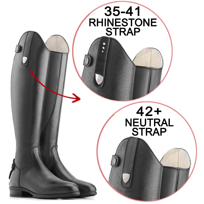 Riding boots tattini terrier close contact in smooth leather - 3716