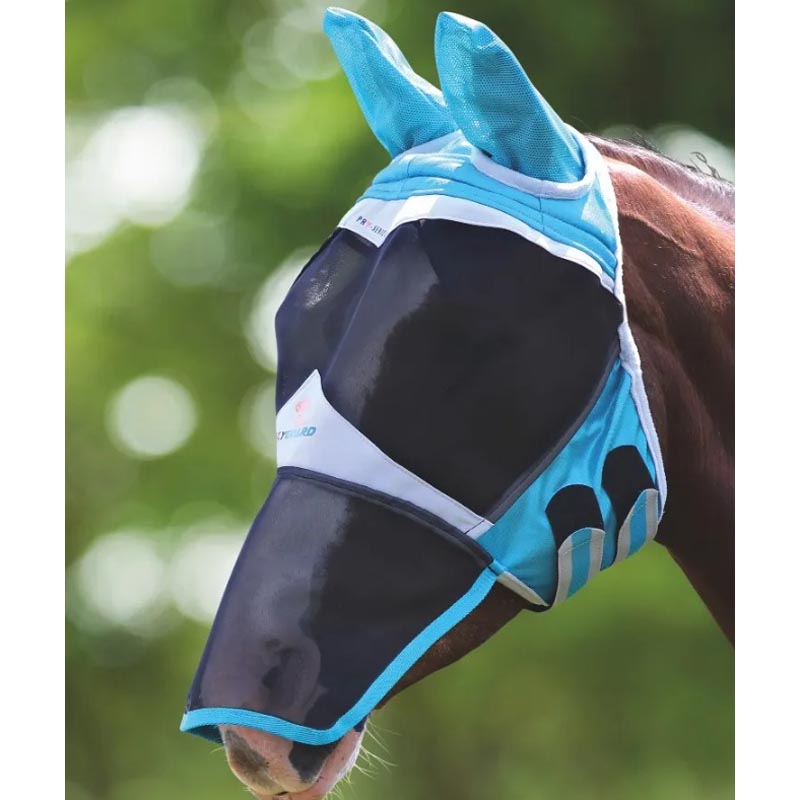 Horse fly mask ergonomic soft mesh - 0590