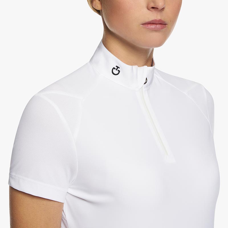 Competition polo Cavalleria Toscana 3D technical jersey for women - 9579