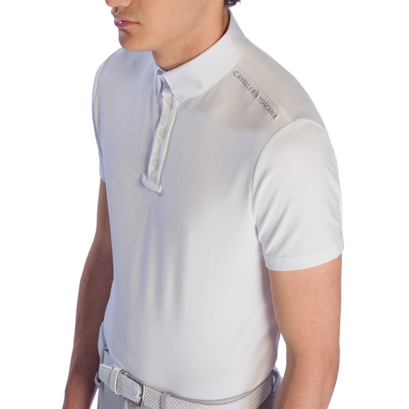 Men competition polo laser cut Cavalleria Toscana - 9607