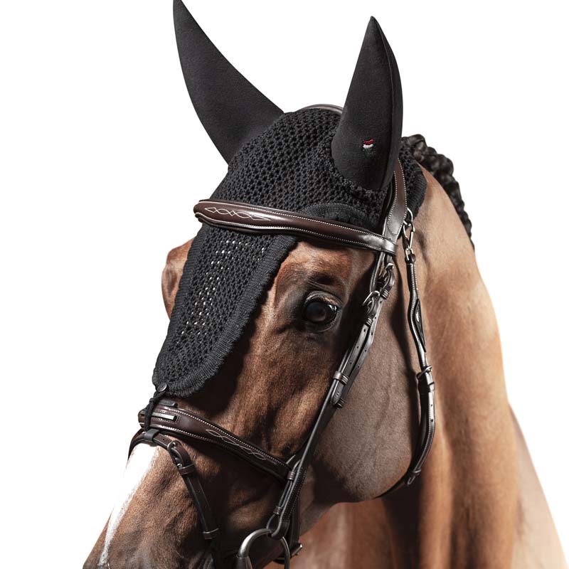 Horse soundless equiline ear net ruben with loop - 0592