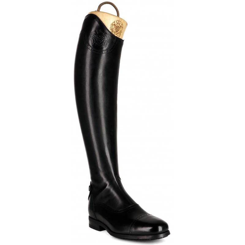 Riding tall boots alberto fasciani model 33202 smooth black - 3693