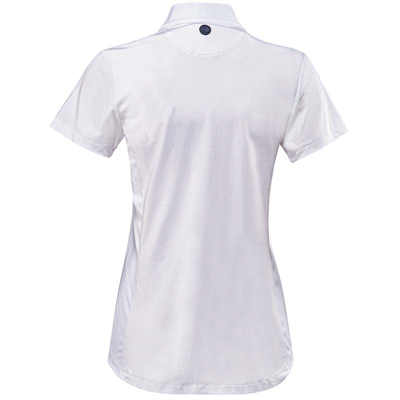 Women’s classic short-sleeved competition polo shirt Eqode by Equiline model Dorothy - 3547