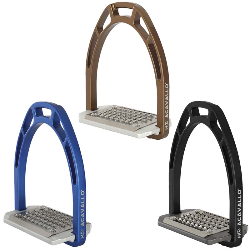 Acavallo aluminium riding stirrups mod. arco evolution alupro - 3165