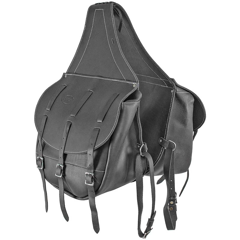 Pool’s rear saddlebag in bovine leather - 0255
