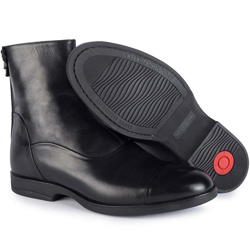 Alberto fasciani riding ankle boots in leather model 1003 - 3589