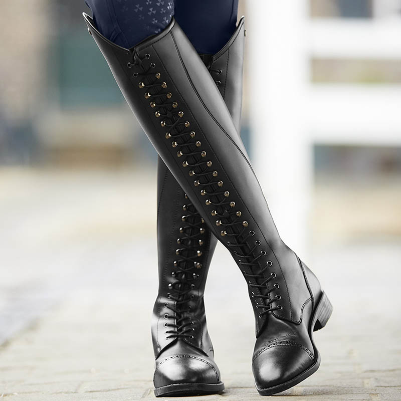 Woman riding boots with laces model portland polo - 3032