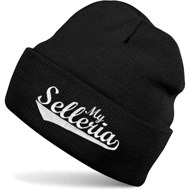 Unisex winter cap with my selleria embroidery vintage line - 0023