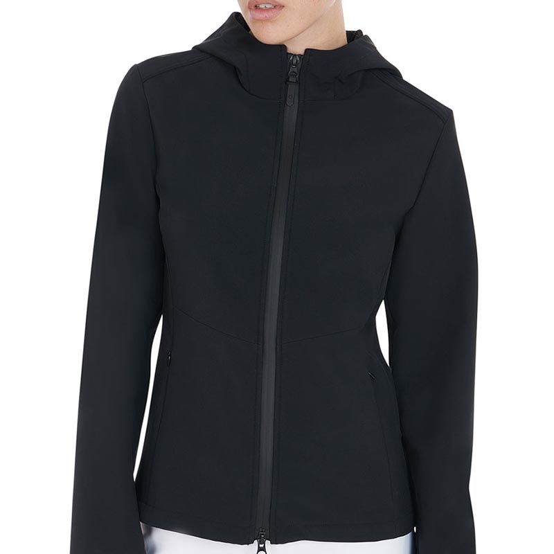 Equestro women's windproof slim fit softshell jacket - 9733