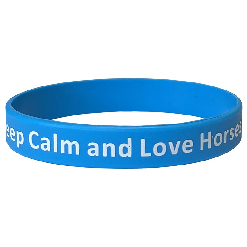 Colorful bracelet with emotional equestrian phrase  - 0038