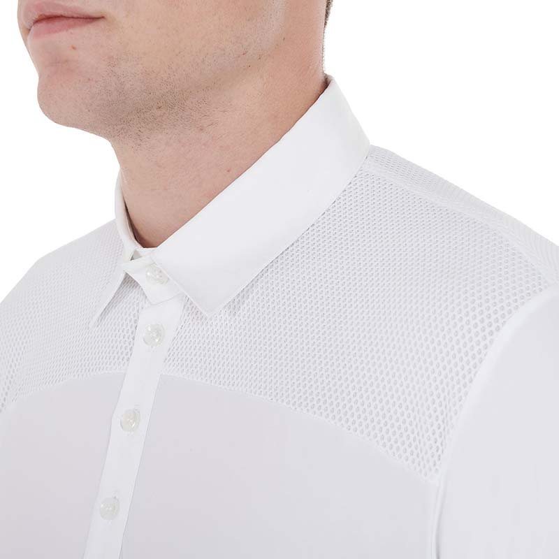 Equestro competition polo long sleeve for men - 9877