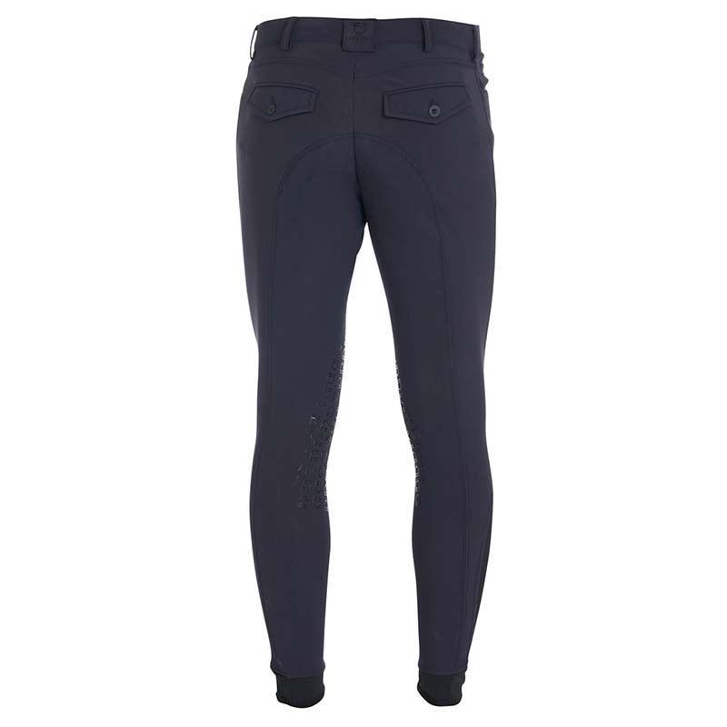 Equestro men riding breeches mod. caspar knee grip - 9863