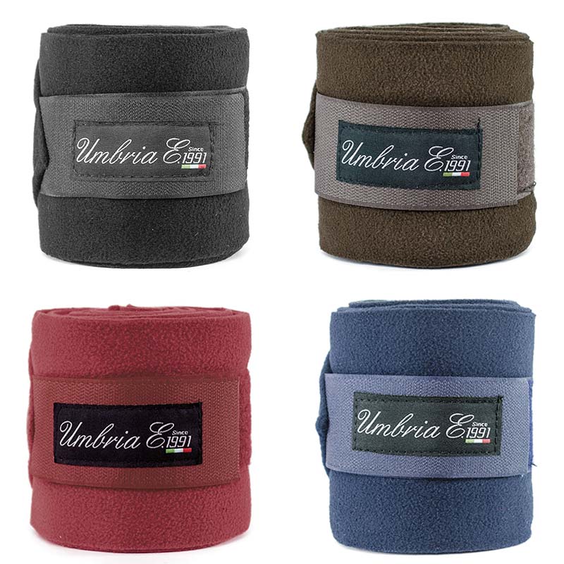 Set 4 rest bandages polar fleece with velcro closure - 1531