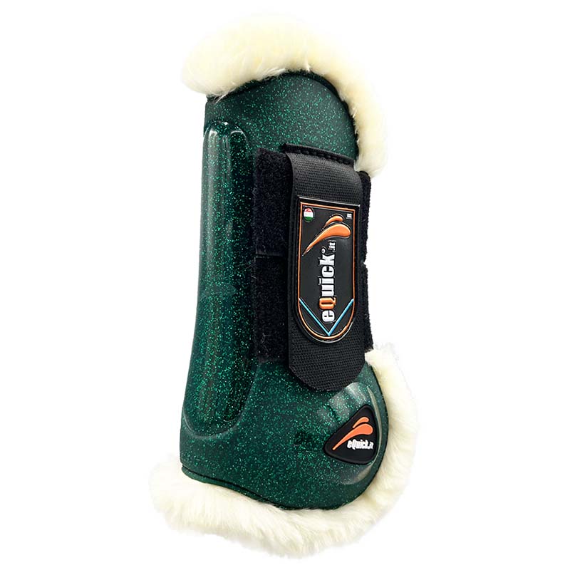 Equick tendon boots elight front glitter in synthetic wool - 1689