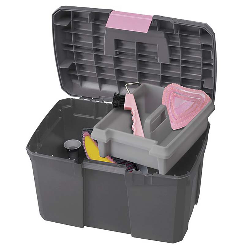 Grooming box accessories with tray 25x40x22 cm - 0217