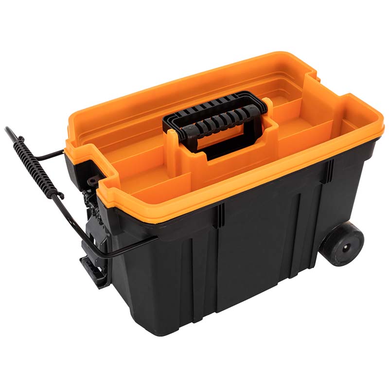 Traveling trunk with wheels trolley medium 68x38x42 cm - 0226