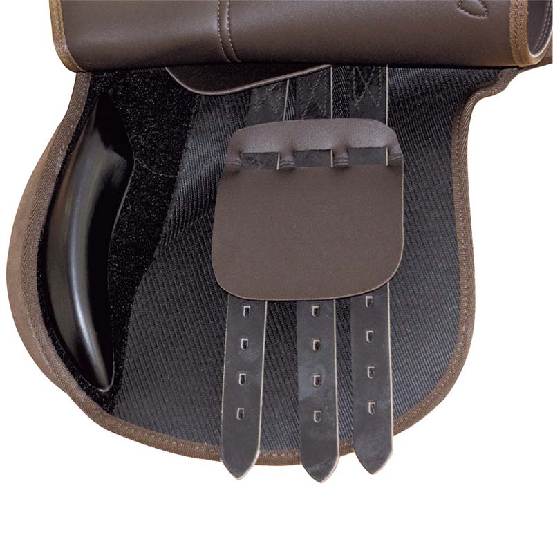 English all pourpose saddle pro-light firenze model faux suede - 2736