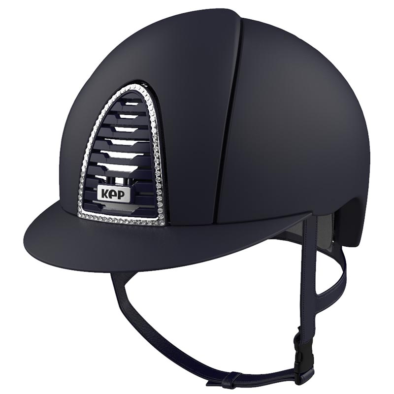 Kep italia helmet model cromo 2.0 textile with swarovski - 3205
