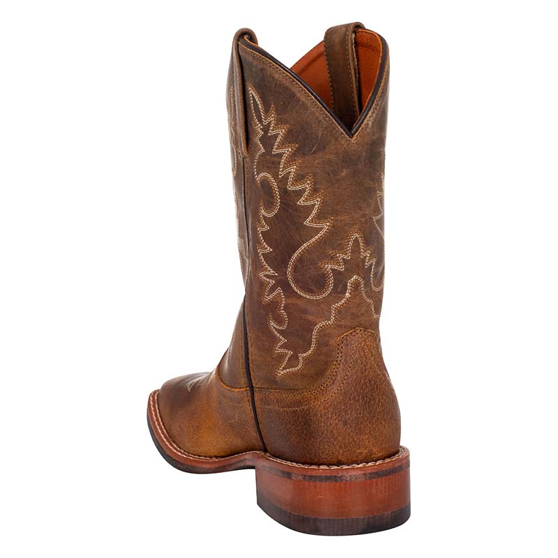 Western boots pool’s unisex worn leather - 4275
