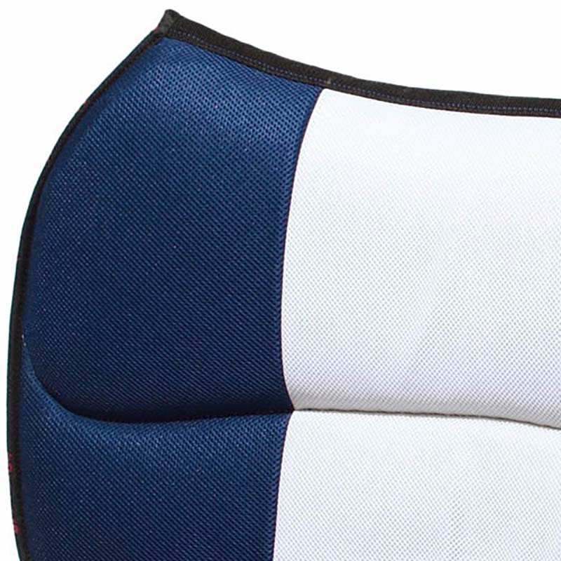 Western saddle pad pioneer in air mesh with flag - 5069