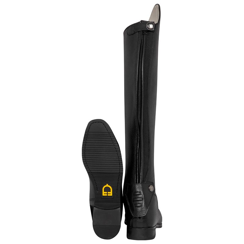 Equestro venus riding boots in leather with front laces - 3595