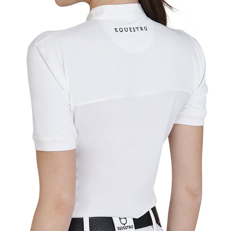 Ladies Equestro mesh competition polo shirt - 3512