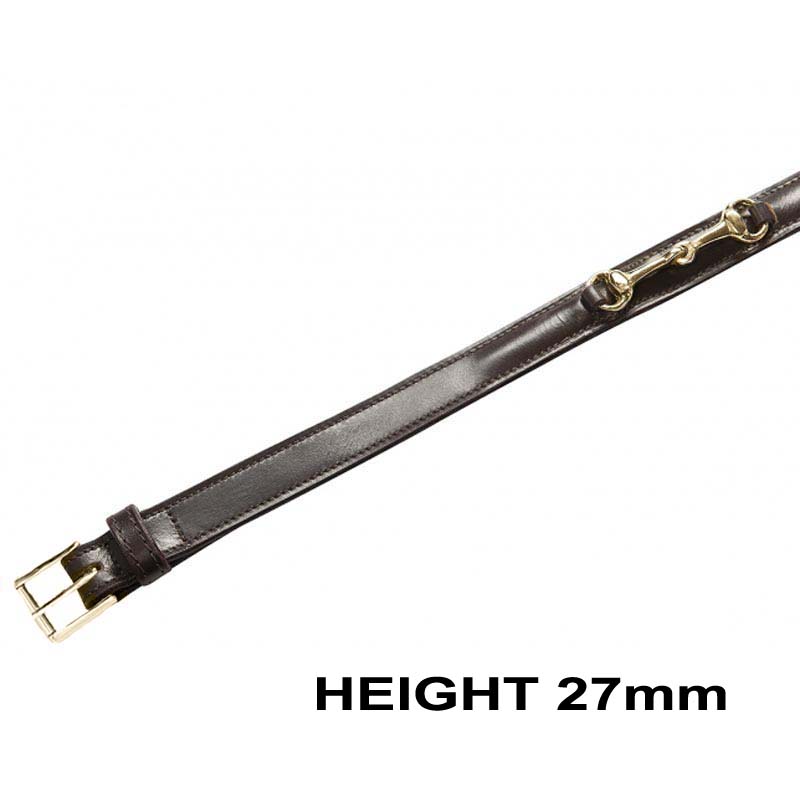 Leather unisex belt model with egg but - 3901